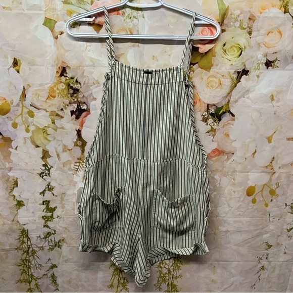 Billabong Women's Wild Pursuit Short Overall Light Blue Size Medium - Picture 5 of 6